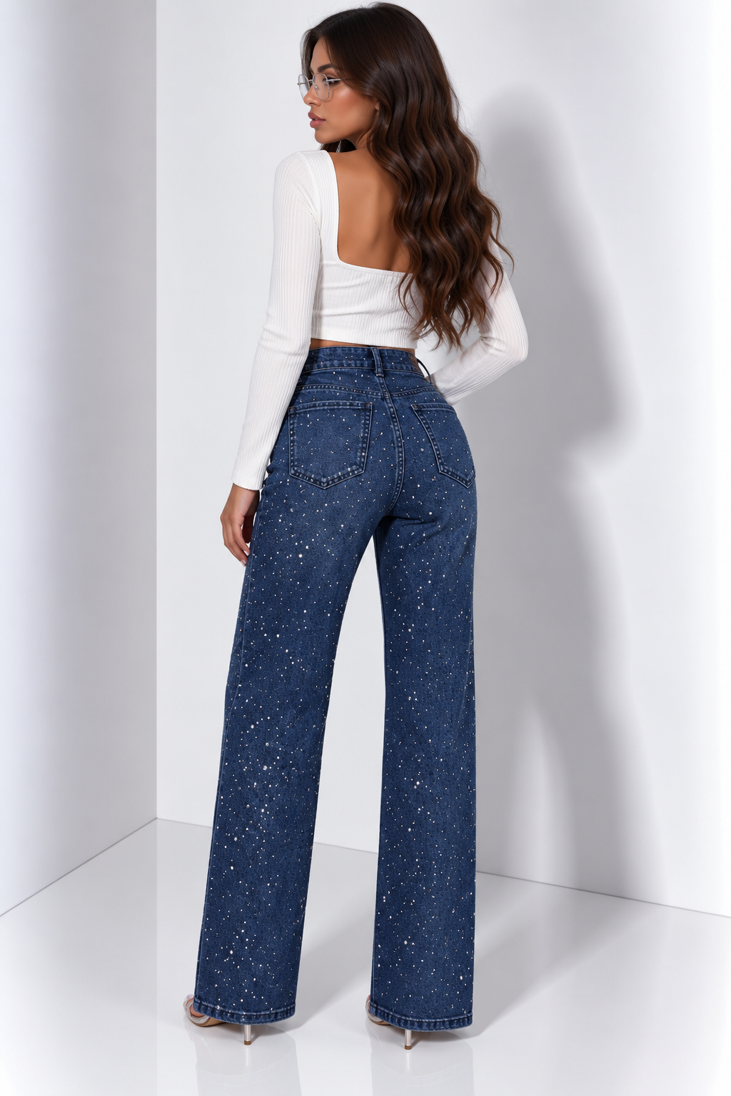 Vaqueros Denim Brillo