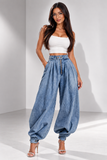 Pantalones Vaqueros Balloon de Cintura Alta