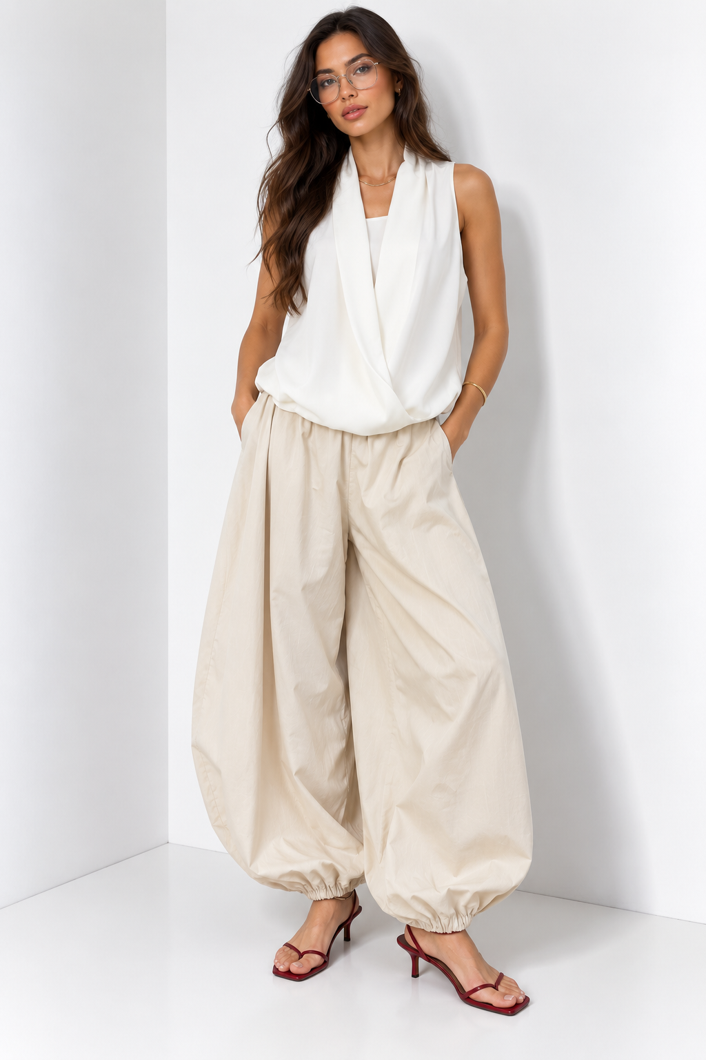 Pantalones Ballon Algodón